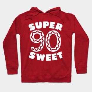 Super Sweet 90 Birthday Icing Hoodie